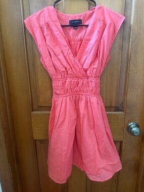 Banana Republic Coral Pink Mini Dress